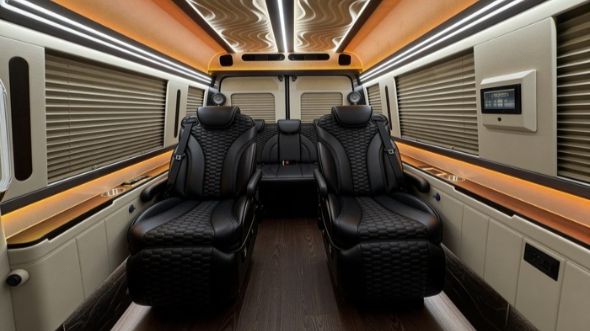 8 passenger sprinter van inside naperville