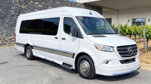 naperville wine tour sprinter van rental