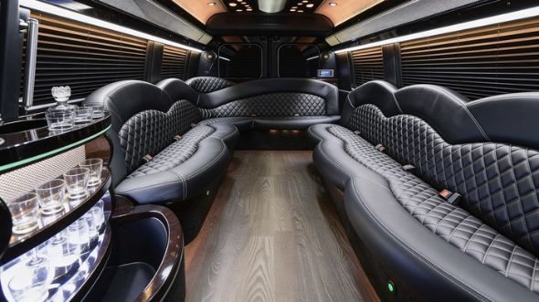 sprinter limousine inside naperville